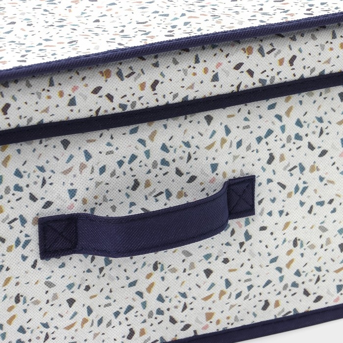 Короб для хранения Доляна «Мармелад», 45×30×20 см, цвет белый Короб для хранения Доляна «Мармелад», 45×30×20 см, цвет белый