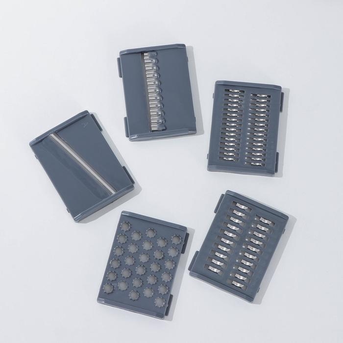 Овощерезка универсальная Mario, 12 предметов, цвет МИКС Овощерезка универсальная Mario, 12 предметов, цвет МИКС