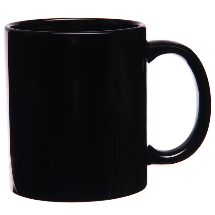 Кружка-хамелеон, черная, 330 мл Кружка-хамелеон, черная, 330 мл "Marvel", Мстители