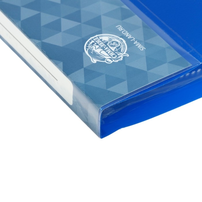 Папка с 20 вкладышами А4, 600 мкм, Calligrata, 15 мм, синяя Папка с 20 вкладышами А4, 600 мкм, Calligrata, 15 мм, синяя