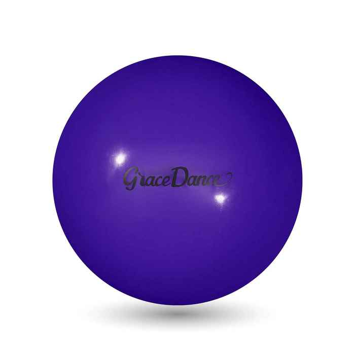 Мяч для художественной гимнастики Grace Dance, d=16,5 см, цвет фиолетовый Мяч для художественной гимнастики Grace Dance, d=16,5 см, цвет фиолетовый