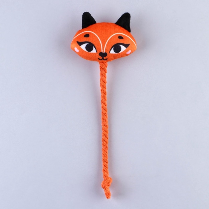 Игрушка для собак «Лисенок», с канатом Игрушка для собак «Лисенок», с канатом