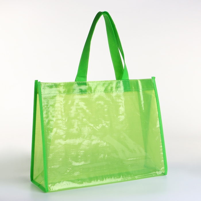 Сумка хозяйственная без застёжки, цвет зелёный Сумка хозяйственная без застёжки, цвет зелёный