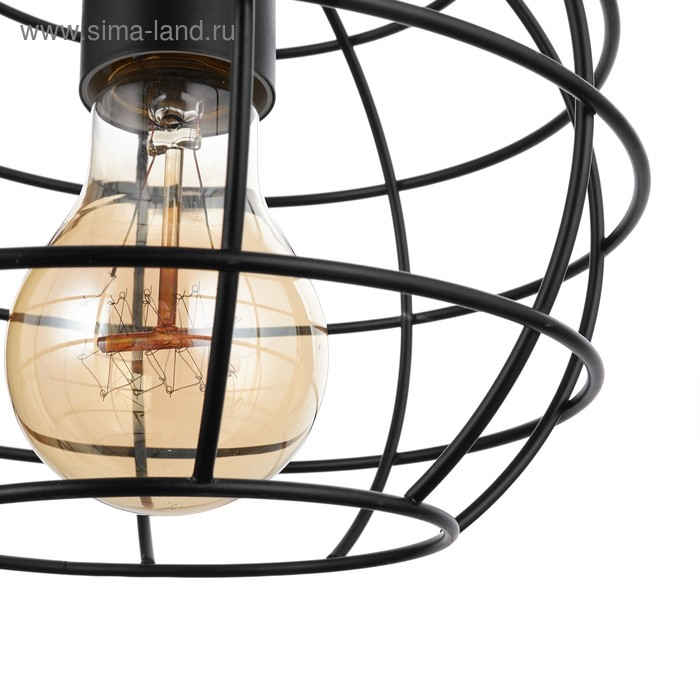 Подвес BayerLux  Подвес BayerLux "Шар" 1х60Вт Е27 черный 18,5х18,5х16см