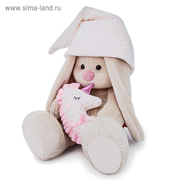 Мягкая игрушка «Зайка Ми с розовой подушкой - единорогом», 23 см Мягкая игрушка «Зайка Ми с розовой подушкой - единорогом», 23 см