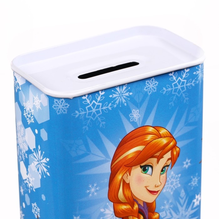 Копилка металлическая, 7,8 см х 4,8 см х 10,8 см Копилка металлическая, 7,8 см х 4,8 см х 10,8 см "Для волшебной мечты", Холодное сердце