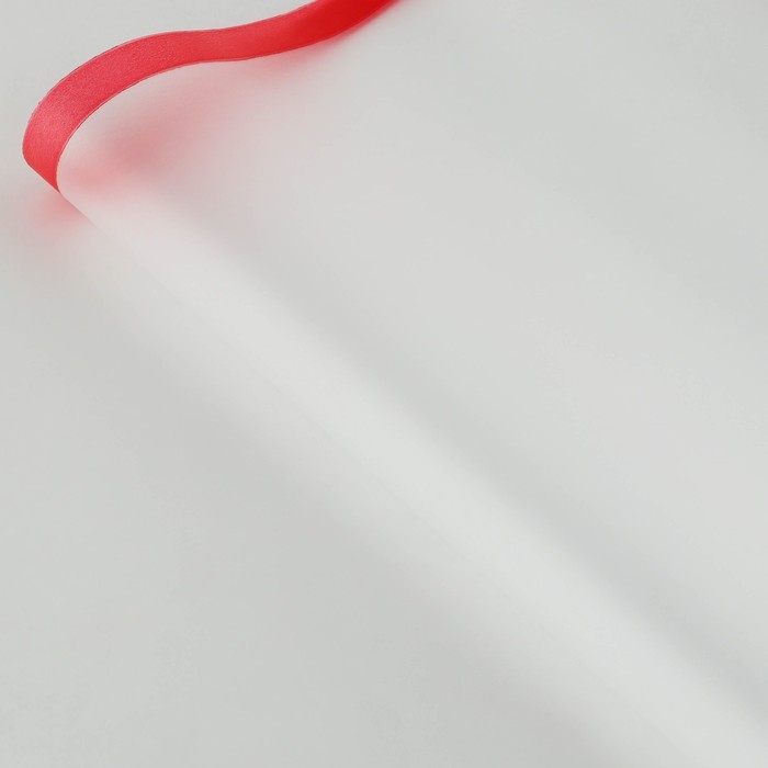 Плёнка для цветов матовая упаковочная «Кайма» красная 0,5х9 м Плёнка для цветов матовая упаковочная «Кайма» красная 0,5х9 м