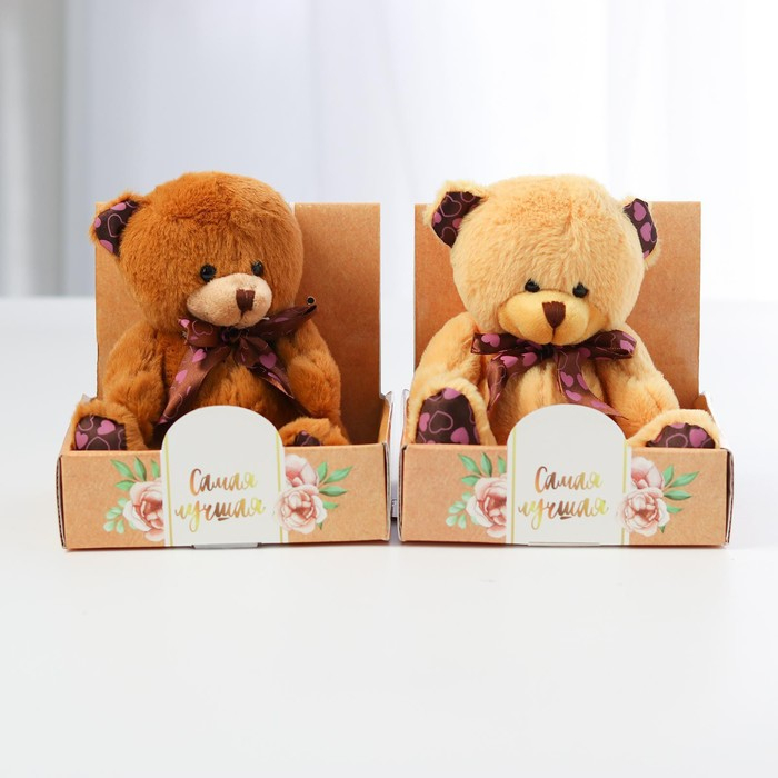 Мягкая игрушка «Мишка», цвет микс