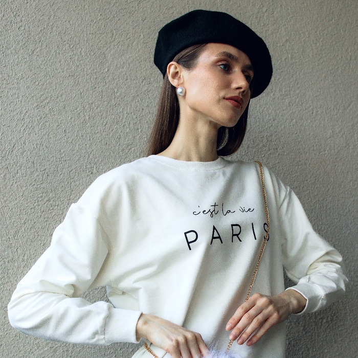 Серьги с жемчугом «Цветок» рассвет, белый в золоте Серьги с жемчугом «Цветок» рассвет, белый в золоте