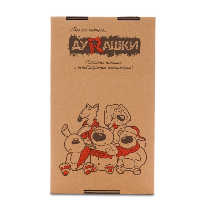 Мягкая игрушка  Мягкая игрушка "Волк с зайцем", 25 см MT-MRT-D04202304-25