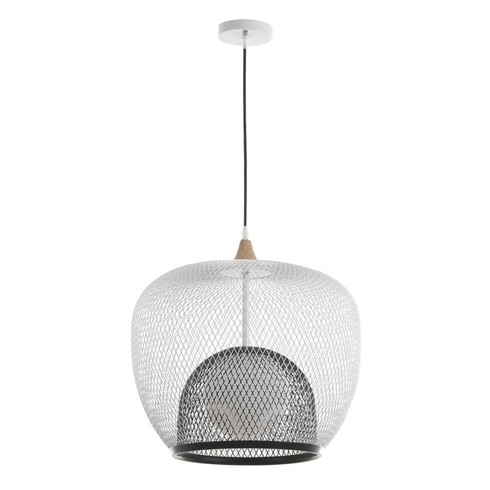 Светильник BayerLux Светильник BayerLux "Маура" Е27 40Вт бело-черный 40х40х32-132см