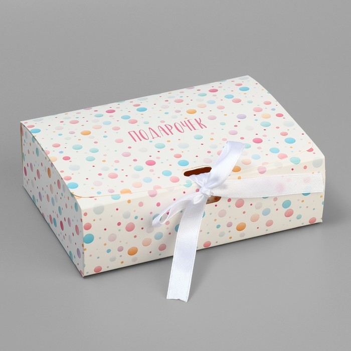 Коробка подарочная складная, упаковка, «Подарочек», 16.5 х 12.5 х 5 см Коробка подарочная складная, упаковка, «Подарочек», 16.5 х 12.5 х 5 см
