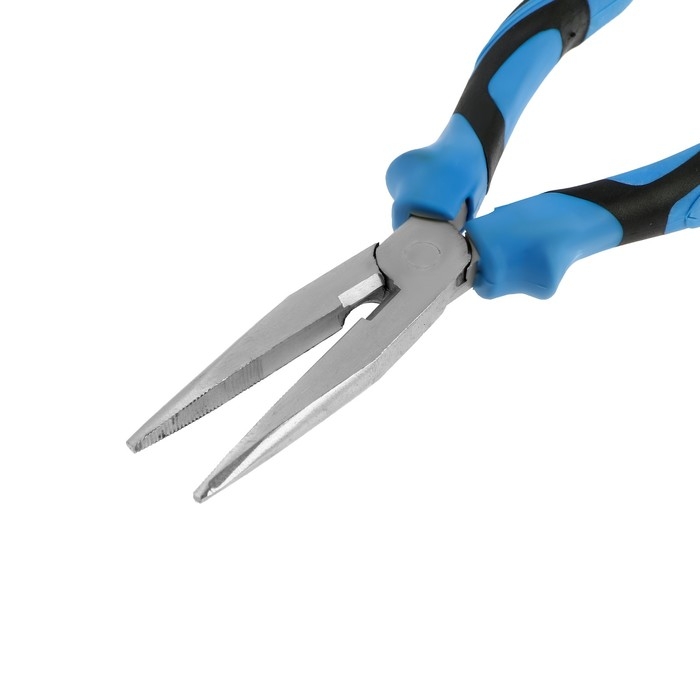 Длинногубцы ТУНДРА, сталь 45, никелированные, 2К рукоятки, 200 мм Длинногубцы ТУНДРА, сталь 45, никелированные, 2К рукоятки, 200 мм