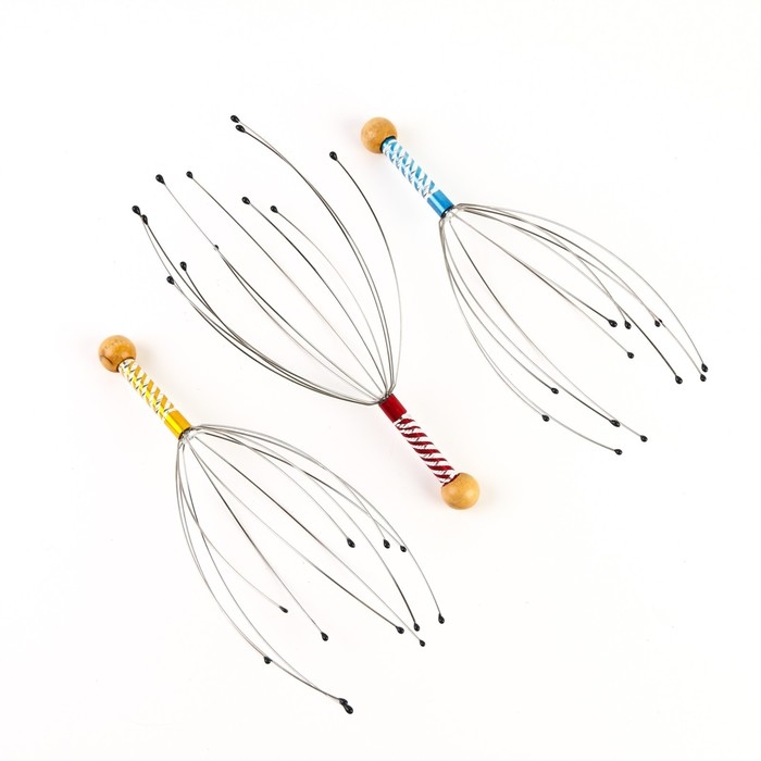 Массажёр для головы мурашка «И пусть весь мир подождёт», МИКС Массажёр для головы мурашка «И пусть весь мир подождёт», МИКС