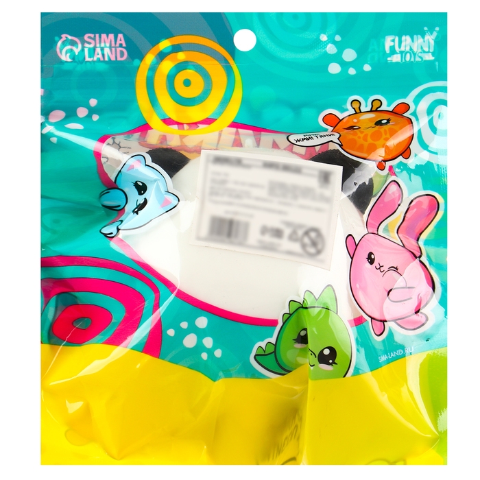 Антистресс сквиш мялка «Пандочка»,с пастой, в пакете Антистресс сквиш мялка «Пандочка»,с пастой, в пакете