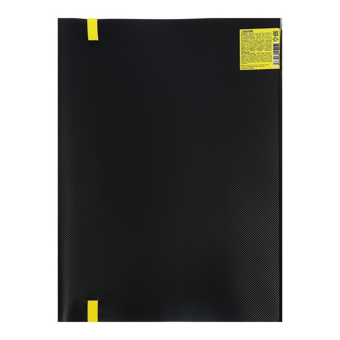 Папка 40 вкладышей А3 500мкм deVENTE MonoChrome фактура, клапан на резинке, черная Папка 40 вкладышей А3 500мкм deVENTE MonoChrome фактура, клапан на резинке, черная