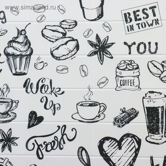 Панель ПВХ барро Флэт уайт 485х960 Панель ПВХ барро Флэт уайт 485х960