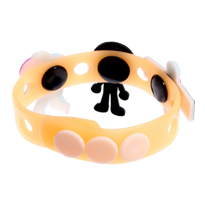 Милый браслетик «Джибитсы: Космос», светящийся, силиконовый Милый браслетик «Джибитсы: Космос», светящийся, силиконовый