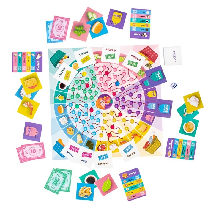 Настольная игра «Хозяюшка», 2-4 игрока Настольная игра «Хозяюшка», 2-4 игрока