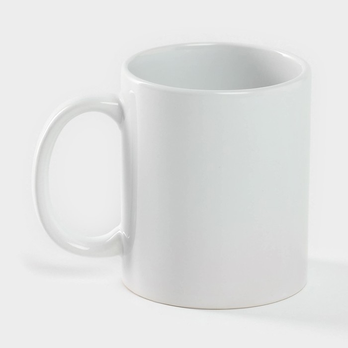 Кружка - хамелеон керамическая Доляна Warm up, 350 мл, цвет белый Кружка - хамелеон керамическая Доляна Warm up, 350 мл, цвет белый