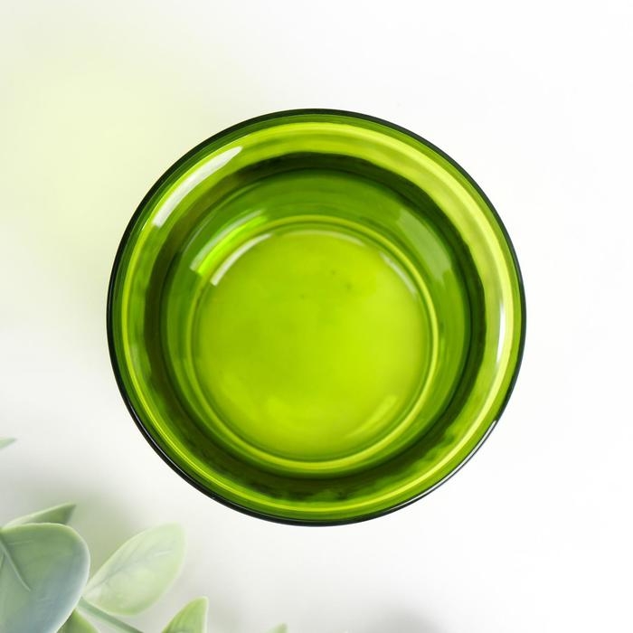 Подсвечник стекло 4,7 x 6,2 x 6,2 см Подсвечник стекло 4,7 x 6,2 x 6,2 см "Глянец", зелёный