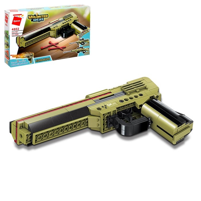 Конструктор Безграничные Идеи «Пистолет», 3 в 1, 232 детали Конструктор Безграничные Идеи «Пистолет», 3 в 1, 232 детали