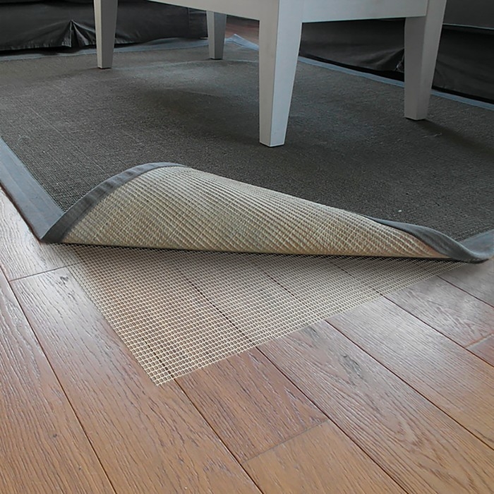 Подложка под ковёр противоскользящая 60&times;120 см, цвет белый