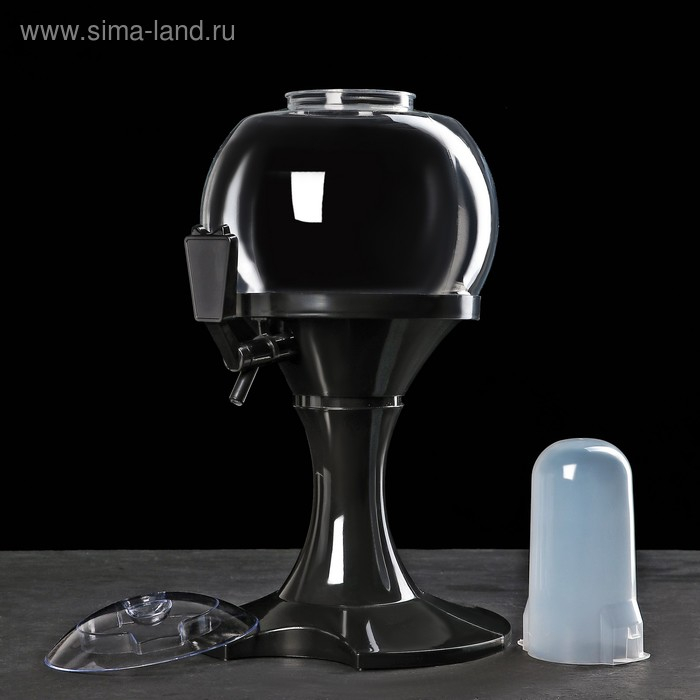 Башня пивная «Сфера», 3 л, цвет чёрный Башня пивная «Сфера», 3 л, цвет чёрный