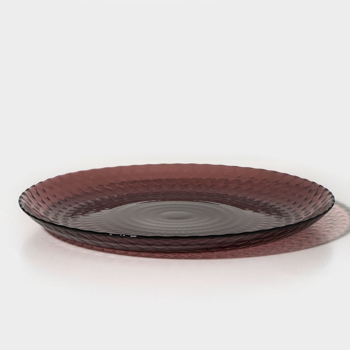 Набор стеклянной посуды «Идиллия», 19 предметов, цвет лилак Набор стеклянной посуды «Идиллия», 19 предметов, цвет лилак