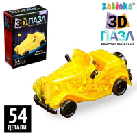 Пазл 3D детский ZABIAKA &laquo;Ретро-автомобиль&raquo;, кристаллический, 54 детали, МИКС