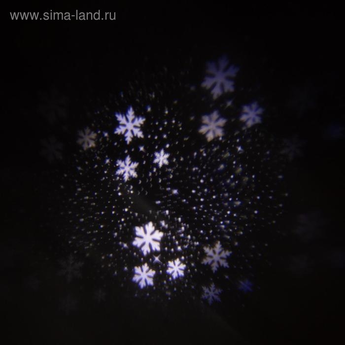 Световой прибор «Лампа с картинками» 7 см, Е27, 4 картриджа, свечение мульти