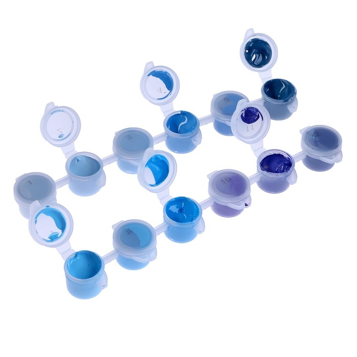 Набор акриловых красок «Холодный бриз», 12 цветов Набор акриловых красок «Холодный бриз», 12 цветов