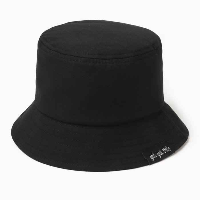 Панама детская Панама детская "Классика" MINAKU цвет чёрный, р-р 52