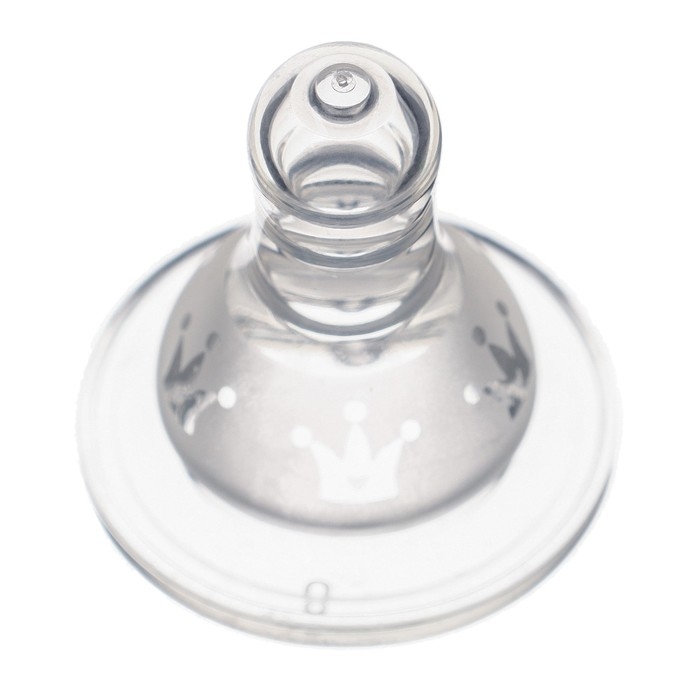 Соска на  бутылочку, антиколиковая, от 3 мес., M&B  Соска на  бутылочку, антиколиковая, от 3 мес., M&B "Корона", классическое горло,  средний поток, 2 шт.