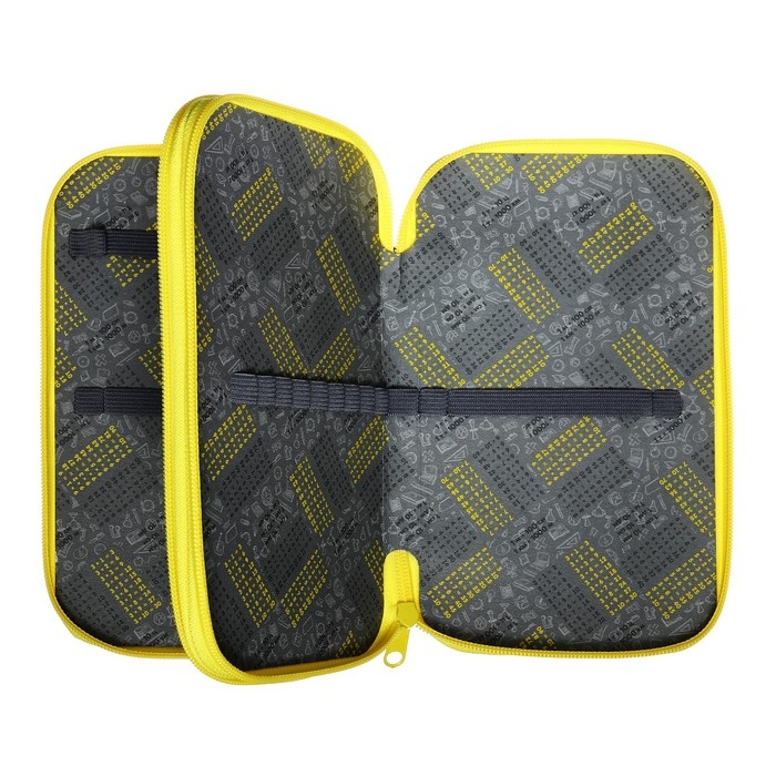 Пенал 2 секции, 125 х 205 х 40 мм, Calligrata 30П26/2  Пенал 2 секции, 125 х 205 х 40 мм, Calligrata 30П26/2 "Маска 2", ламинированный картон