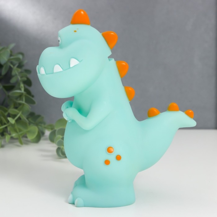 Копилка пластик Копилка пластик "Зубастый динозавр" МИКС 8,5х13х18 см