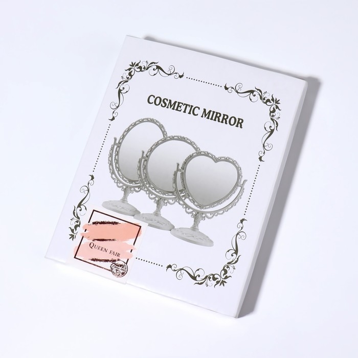 Зеркало настольное «Круг», двустороннее, с увеличением, d зеркальной поверхности 10 см, цвет золотистый Зеркало настольное «Круг», двустороннее, с увеличением, d зеркальной поверхности 10 см, цвет золотистый