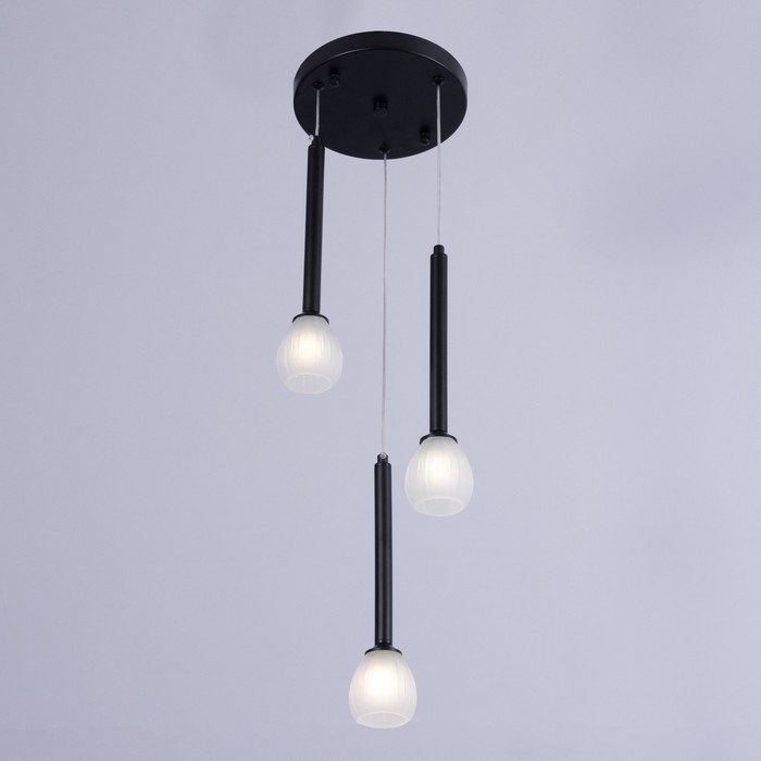 Светильник Светильник "Жаклин" 3х3Вт G4 Чёрный 30х30х180см