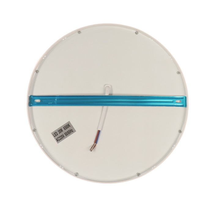 Накладной светодиодный светильник C-14, 255х35 мм, 38 Вт, 3420 Лм, 6500 К, круг. Накладной светодиодный светильник C-14, 255х35 мм, 38 Вт, 3420 Лм, 6500 К, круг.