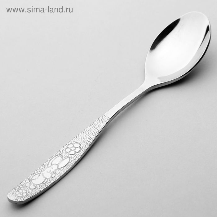 Ложка чайная «Непоседа», толщина 2 мм, цвет серебряный Ложка чайная «Непоседа», толщина 2 мм, цвет серебряный