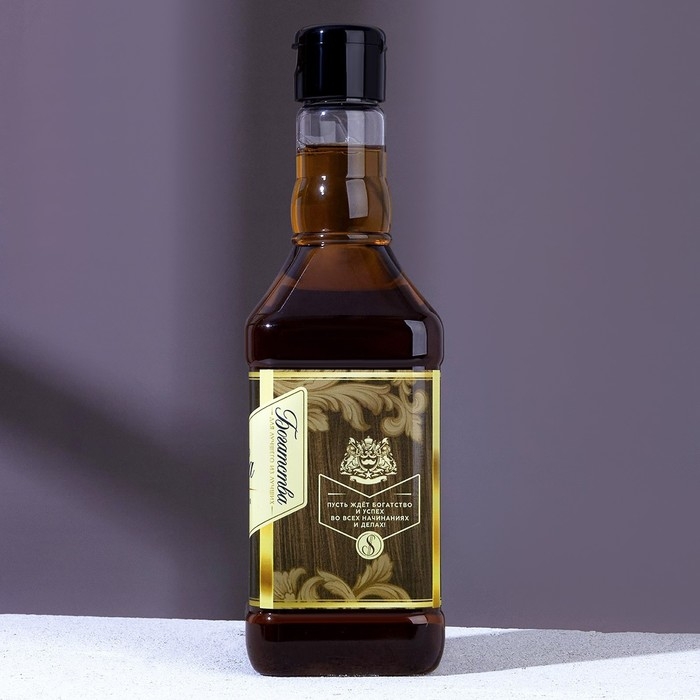 Гель для душа во флаконе виски «Богатства для лучшего», 500 мл, аромат пряного виски, Новый Год Гель для душа во флаконе виски «Богатства для лучшего», 500 мл, аромат пряного виски, Новый Год