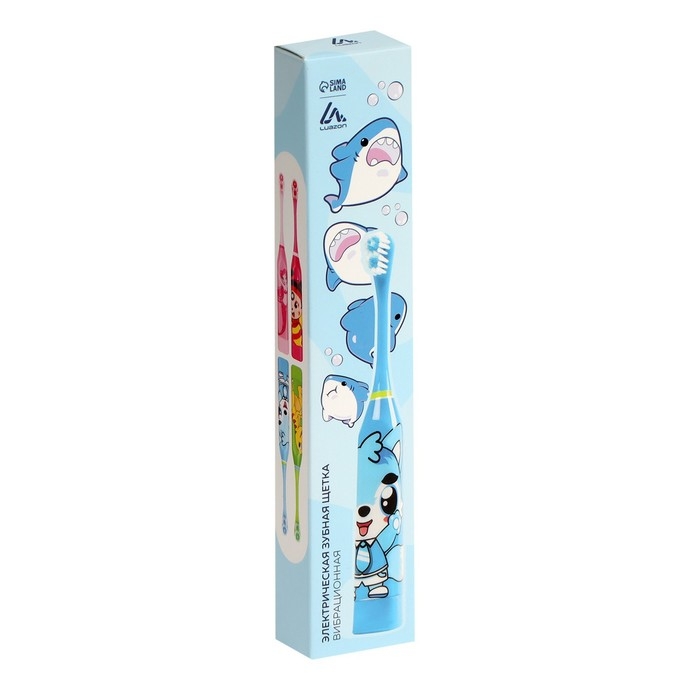Детская электрическая зубная щетка Luazon LP-008, вибр., 31000 дв/мин, 2 насадки, 1хАА, зел. Детская электрическая зубная щетка Luazon LP-008, вибр., 31000 дв/мин, 2 насадки, 1хАА, зел.
