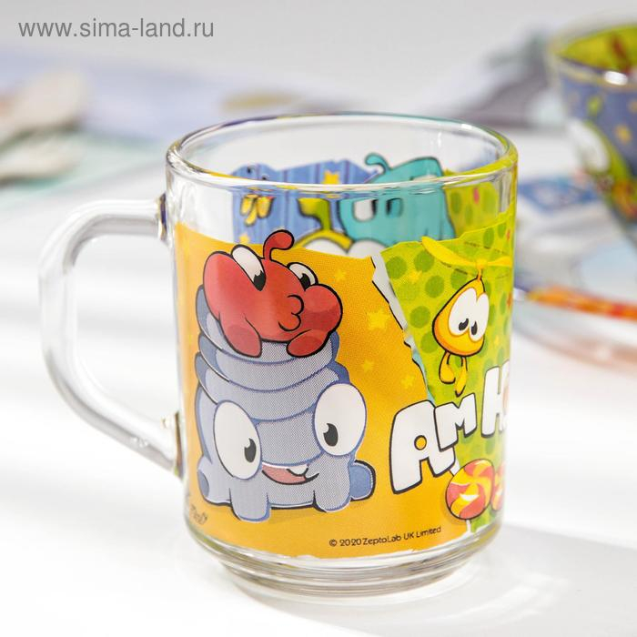 Набор посуды детский Priority «Ам Ням», 3 предмета: тарелка d=20 см, салатник d=13 см, кружка 200 мл, стекло Набор посуды детский Priority «Ам Ням», 3 предмета: тарелка d=20 см, салатник d=13 см, кружка 200 мл, стекло