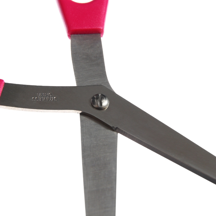 Ножницы канцелярские 21,5 см, ручки пластиковые, МИКС Ножницы канцелярские 21,5 см, ручки пластиковые, МИКС