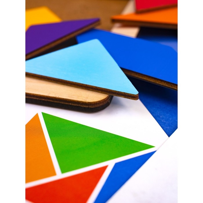 Головоломка «Танграм» с карточками (17 шт.) Головоломка «Танграм» с карточками (17 шт.)