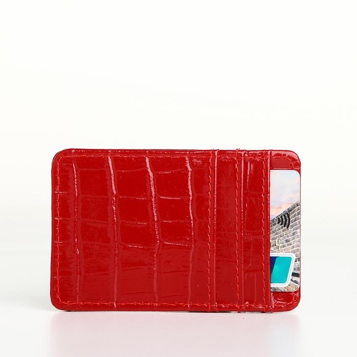 Картхолдер, TEXTURA, цвет красный Картхолдер, TEXTURA, цвет красный