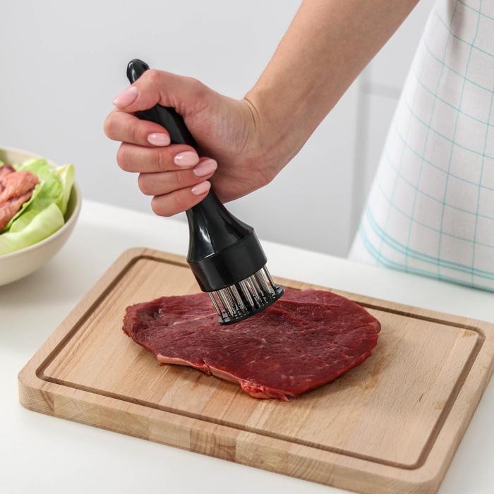 Тендерайзер для мяса Доляна, 19 см, цвет МИКС Тендерайзер для мяса Доляна, 19 см, цвет МИКС