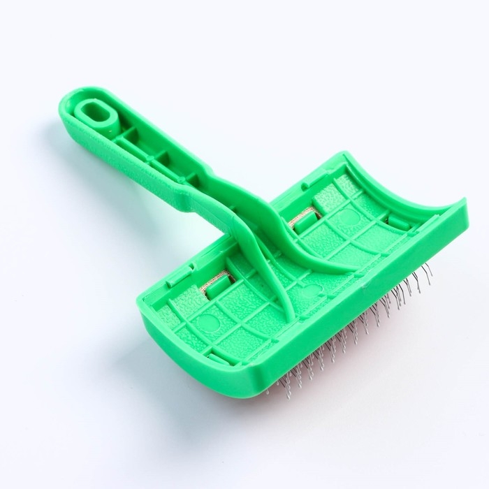 Пуходерка полукруглая малая с каплями, 8,5 х 13 см, зелёная Пуходерка полукруглая малая с каплями, 8,5 х 13 см, зелёная