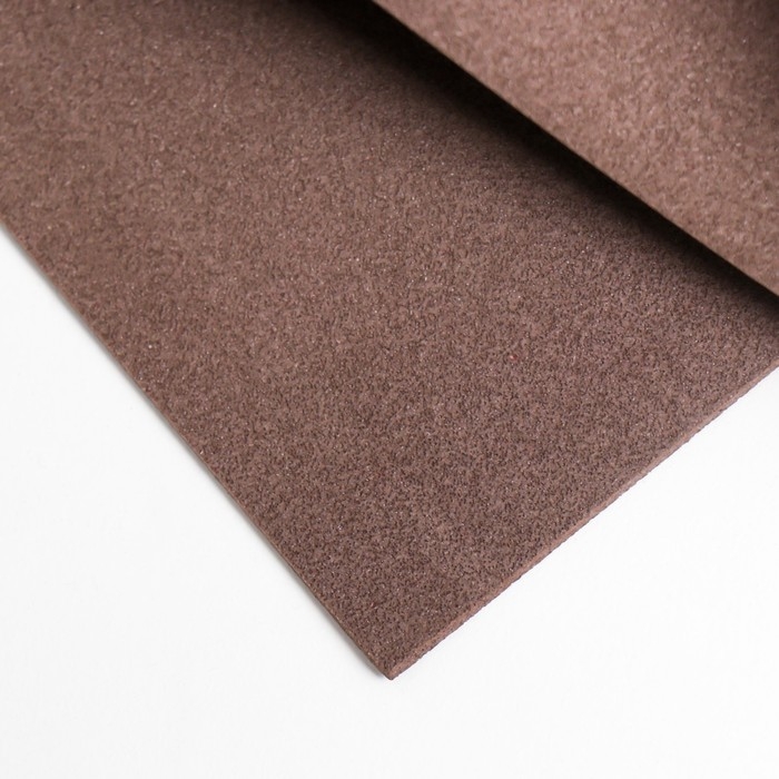 Фоамиран иранский 2 мм (темно-коричневый/191) 60х70 см Фоамиран иранский 2 мм (темно-коричневый/191) 60х70 см