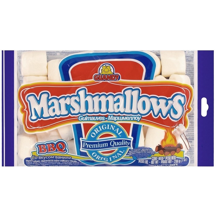 Маршмеллоу Guandy (Гуанди) классик, белый ванильный, 200 г Маршмеллоу Guandy (Гуанди) классик, белый ванильный, 200 г